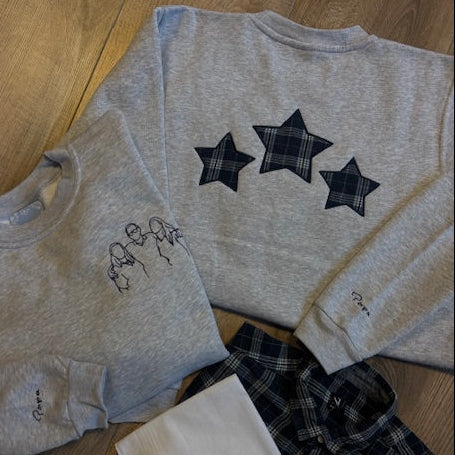 Trui Loved Ones ingevuld + lijntekening