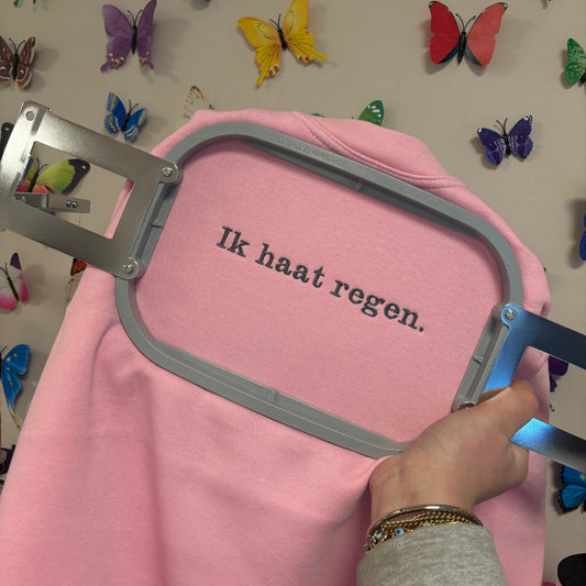 Trui met tekst