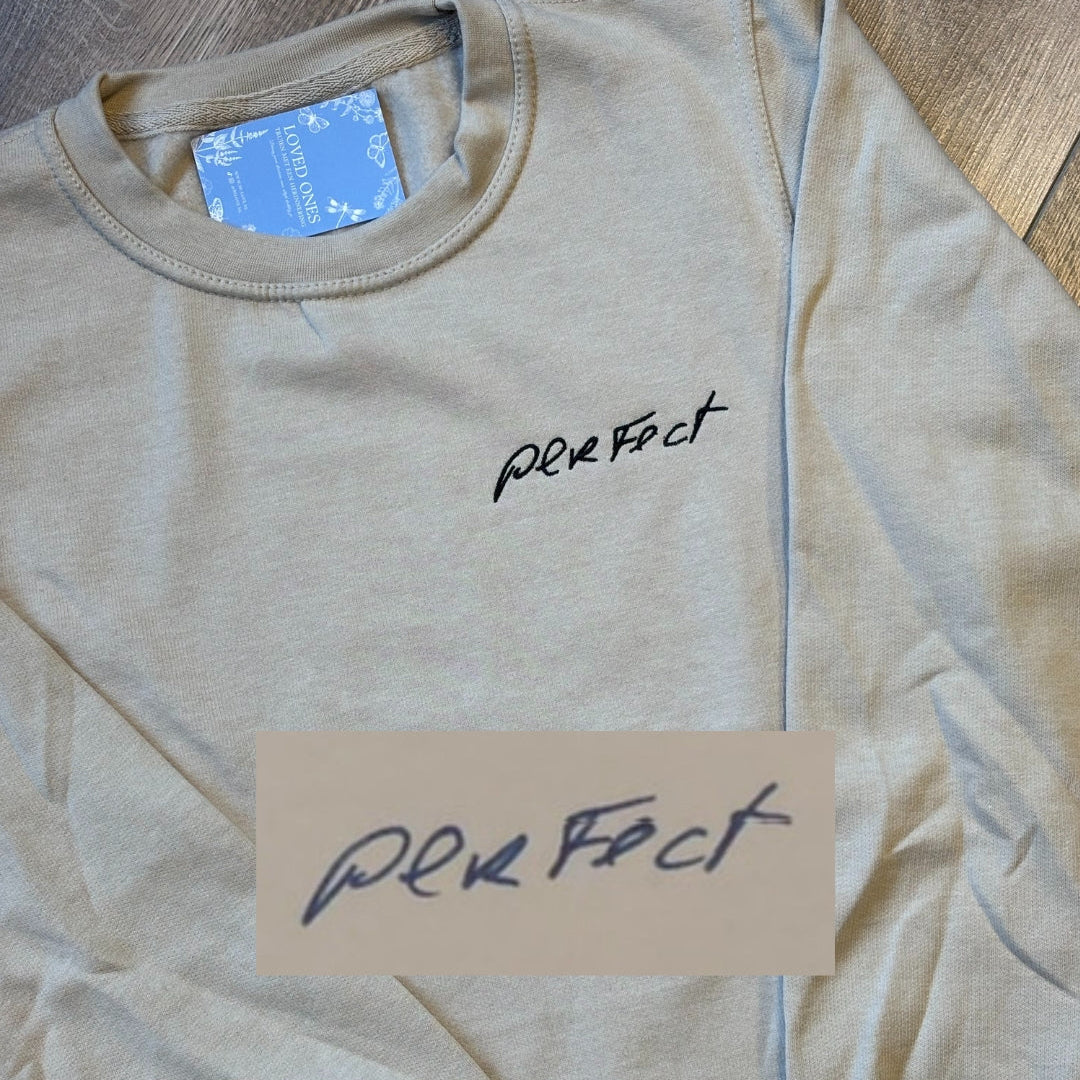 Trui handschrift tekst