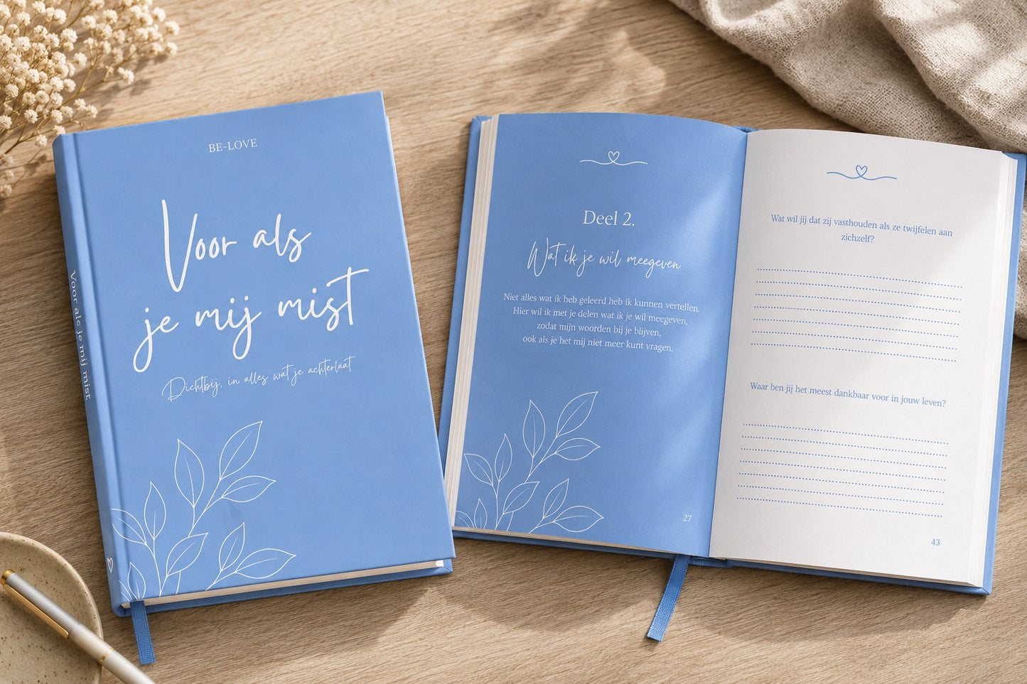Voor als je mij mist invulboek